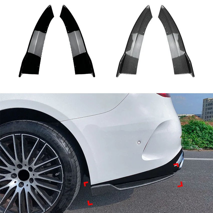 

Сплиттер для заднего бампера Диффузор боковой спойлер чехол для Mercedes Benz C-Class W206 C200 C260 C300 AMG 2022 + автомобильные аксессуары