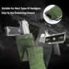 5pcs Handgun Socks, 16in Silicone Treated Knit Gun Socks, Breathable Moisture Gun Sock for Pistol Handgun 5