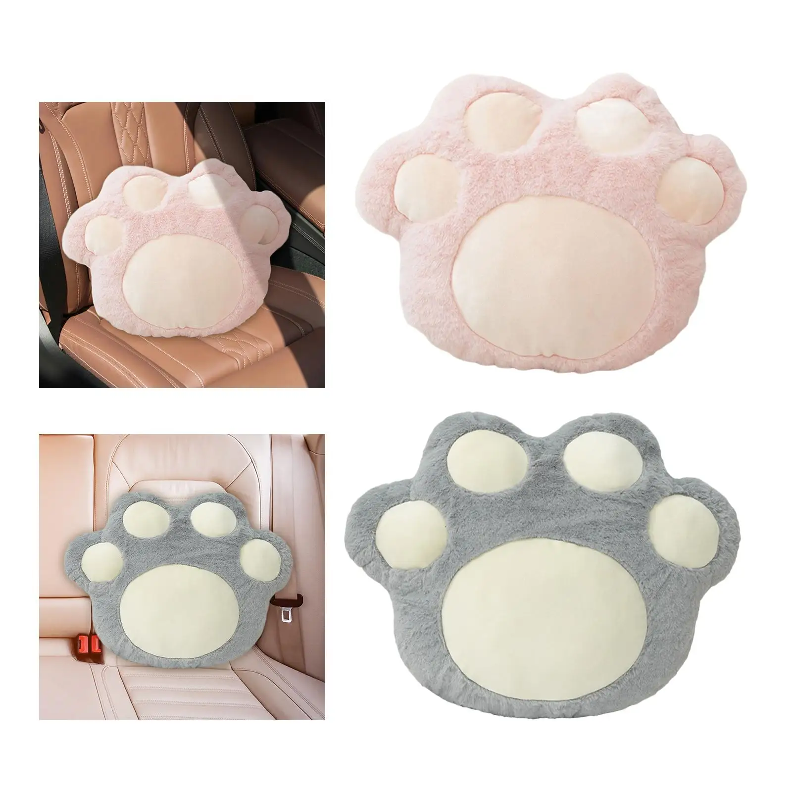 Throw Pillow Floor Pillow Comfortable to Touch Lovely Cute Cat Claw Cushion for Room Decor Sofa Home Office Bedroom Living Room