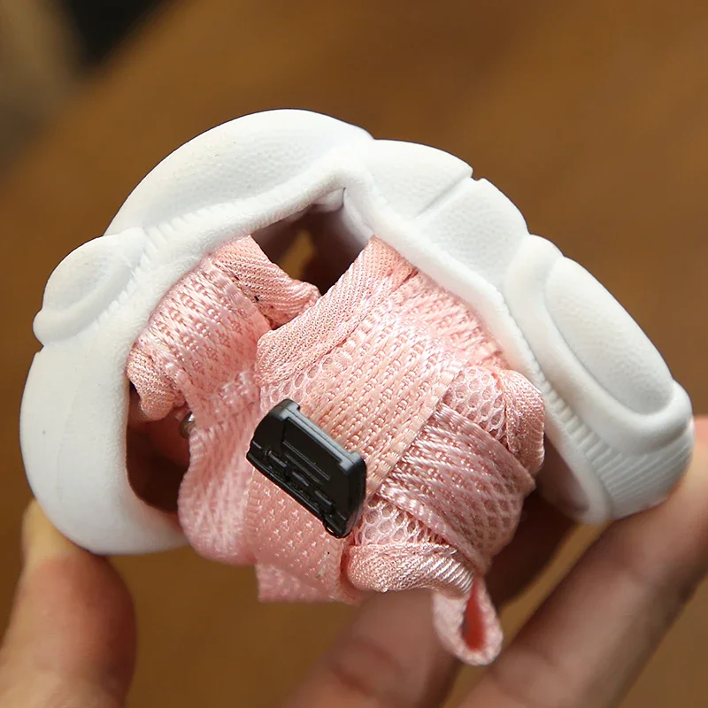 Kids Shoes Kids Sandals Baby Sandals Baby Boy Sandals Black Gray Pink Canvas Infant Girl Sandals Toddler Summer Walking Shoes Newborn Sneaker Beach Shoes D04143