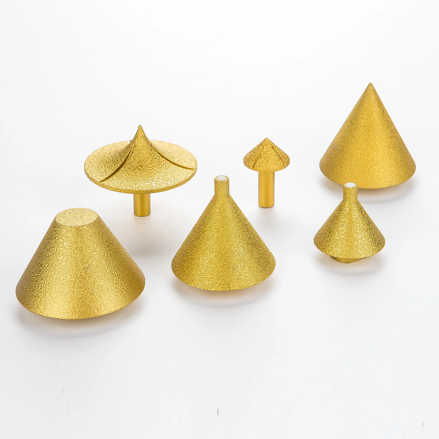 M14 Thread Diamond Beveling Chamfering Bit Hole Drill Reaming Cone Carve Polish Grinding Wheel For Porcelain Tiles Marble chamfering cutter