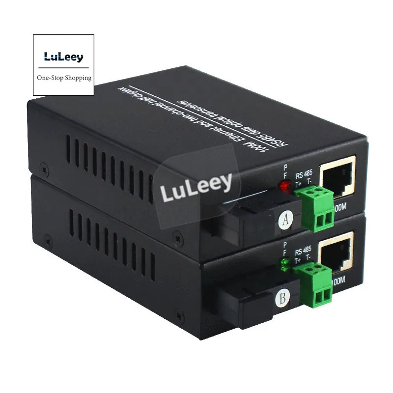 Trasmettitore Ottico Di Rete Rj45 Del Ricetrasmettitore Ottico Della Fibra Del Modem Della Fibra Ottica Di Rs485 Ethernet Con L'Attrezzatura Di Comuni