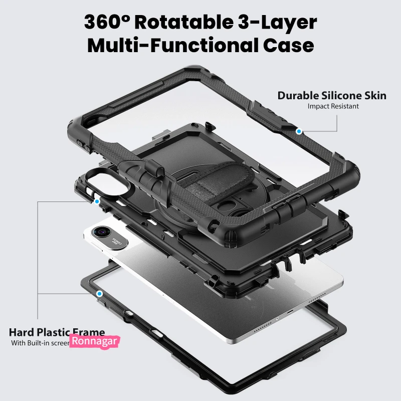 Protecteur D'écran Bruni Pour Xiaomi Redmi Pad SE 11 Pouces, Lot De 2, Transparent, Anti-rayures