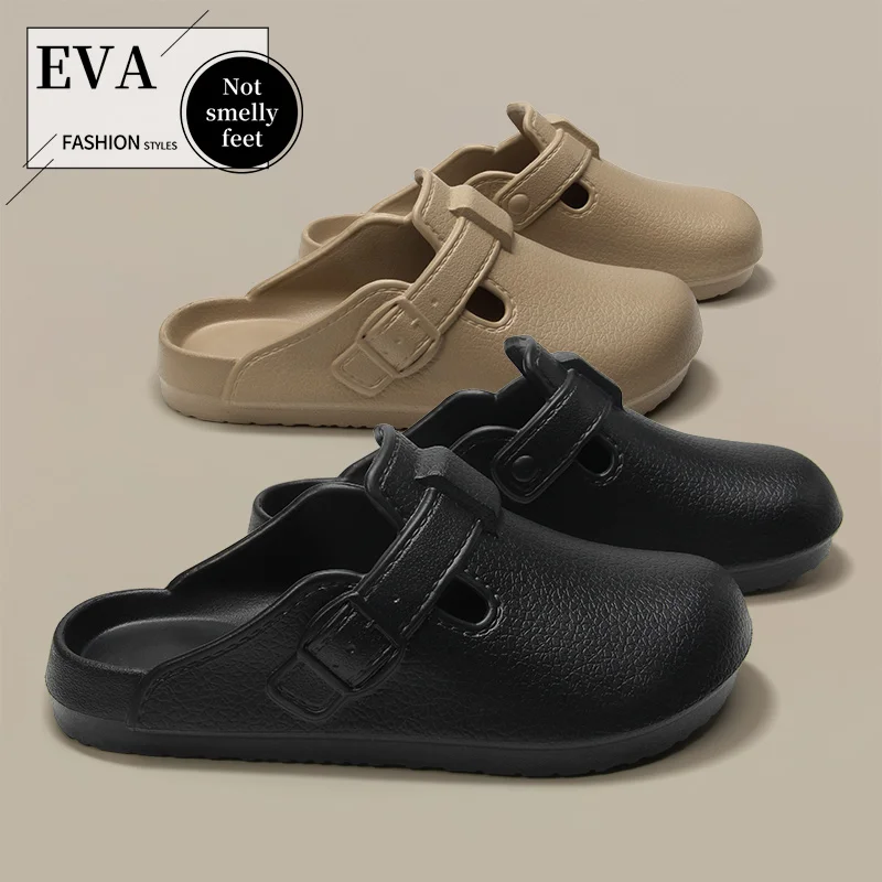 Men's Summer Boken Shoes Casual Fashionable Outdoor Anti-slip Beach Fishing Baotou Cool Slippers