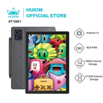 HUION Kamvas Slate 10 Standalone Drawing Tablet No Computer Needed with Full-Laminated Screen, 10.1-inch Digital Art Tablet with