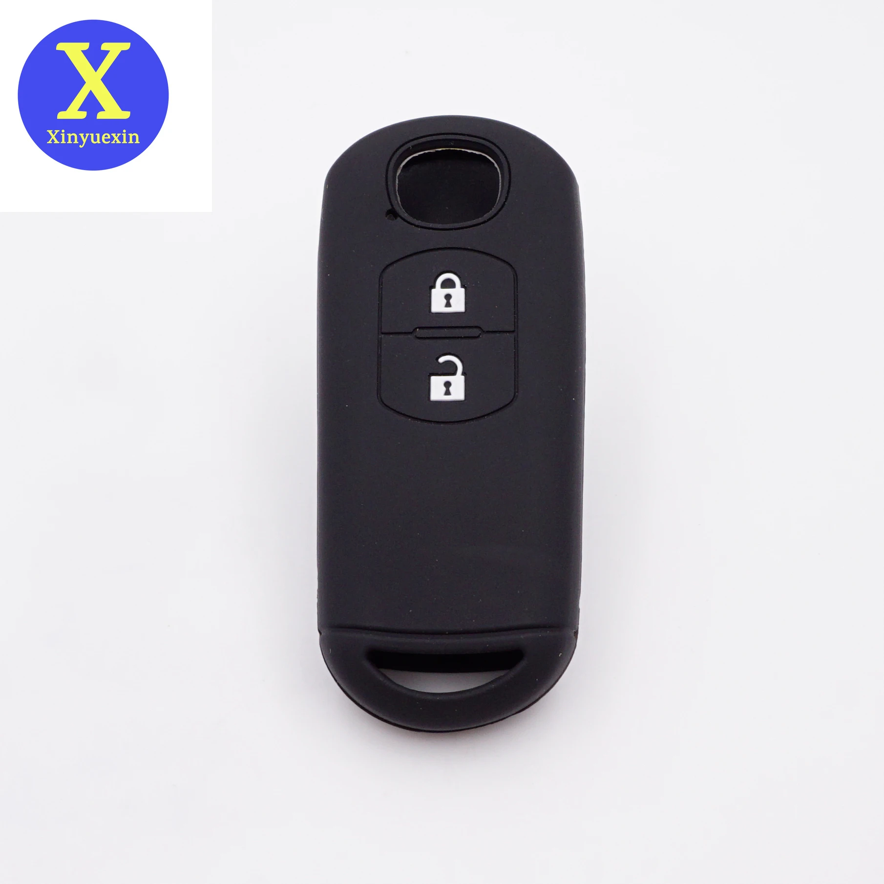 

Xinyuexin Silicone Remote Key Cover Fob Case For MAZDA 2 3 5 6 CX-3 CX-5 CX-7 CX-9 Speed Miata MX5 2 3 4 Buttons 2018 2019 2020