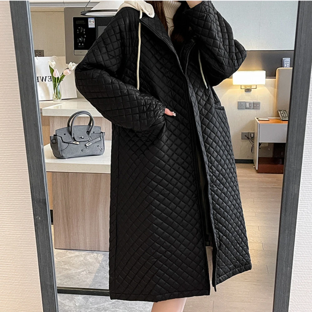 Winter Maternity Coats Pregnant Woman clothing Outerwear Long Loose Pregnancy photoshoot jackets Hooded korean fashion