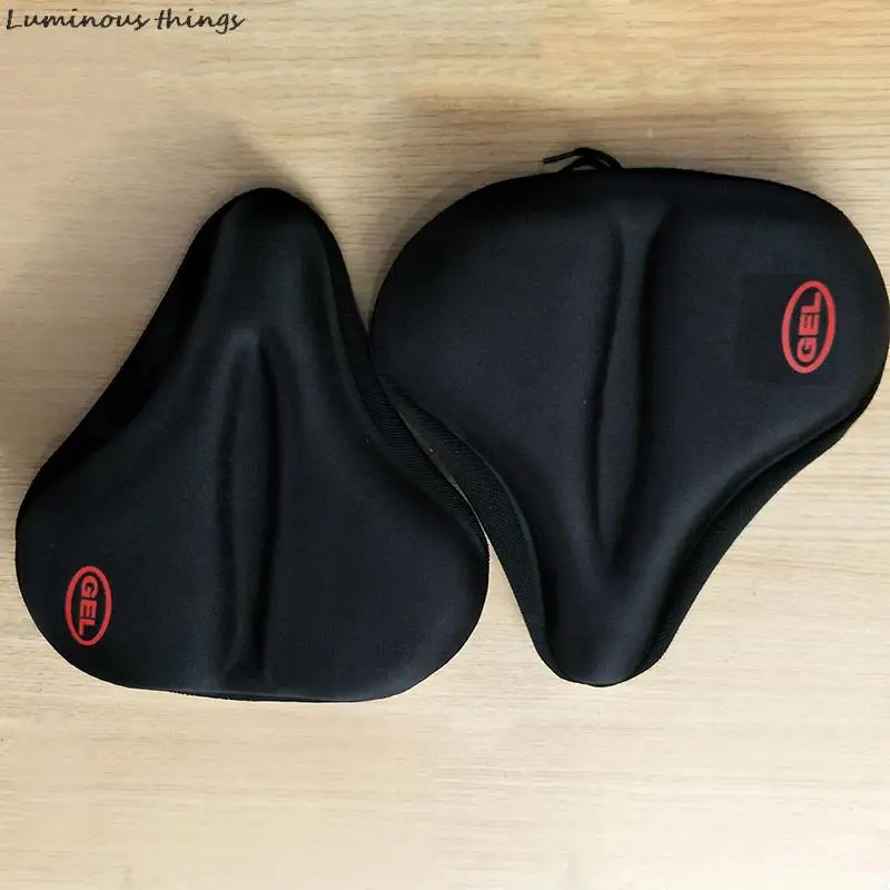 Description Picture 4 of item1X Soft Silicone Bicycle Cushion Cover Thickened Breathable Super Soft Mountain Electric Vehicle Seat Cover Bicycle Saddle Cover