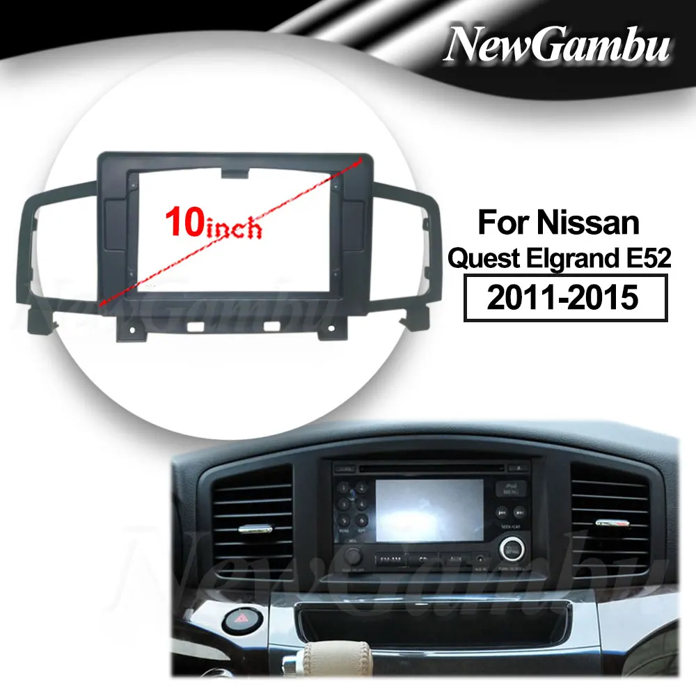 10 Inch Car Radio FIT For Nissan Quest Elgrand E52 2011 2015 DVD GPS