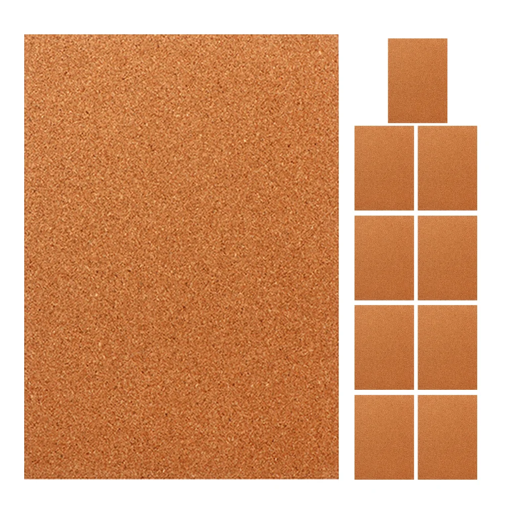 

10pcs Reusable Cork Board Small Message Board Cork Board Display Bulletin Board