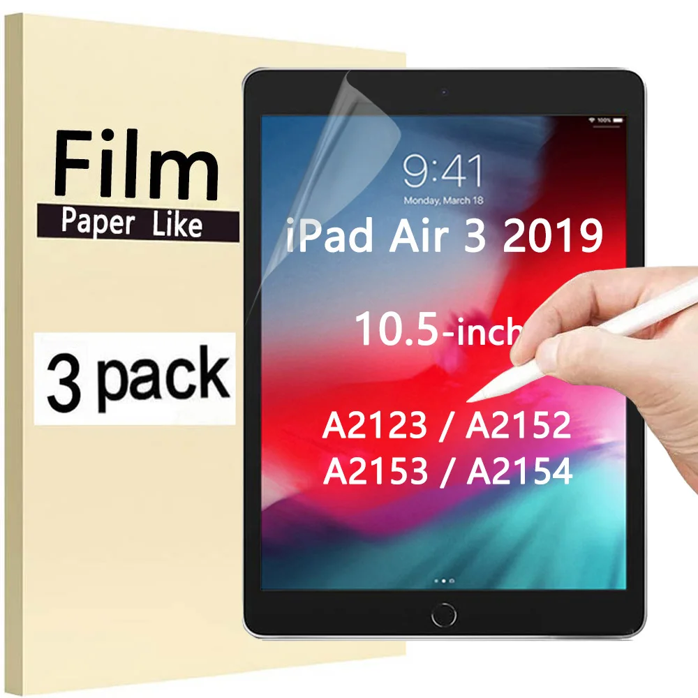 

Paper Like Film For Apple iPad Air 3 10.5 2019 A2123 A2152 A2153 A2154 Tablet Screen Protector Like Writing On Paper