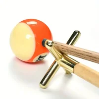 Anti-Shake Billiards Fork Stand – 1PC Cross Low Head for Stable Cue Support, Aluminum Alloy Training Tool