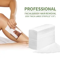100 PCs Hair Removal Wax Paper For Women & Men Nonwoven Wax Strip Paper Roll High Quality Body Leg Arm Lip Hair Removal Epilator 1