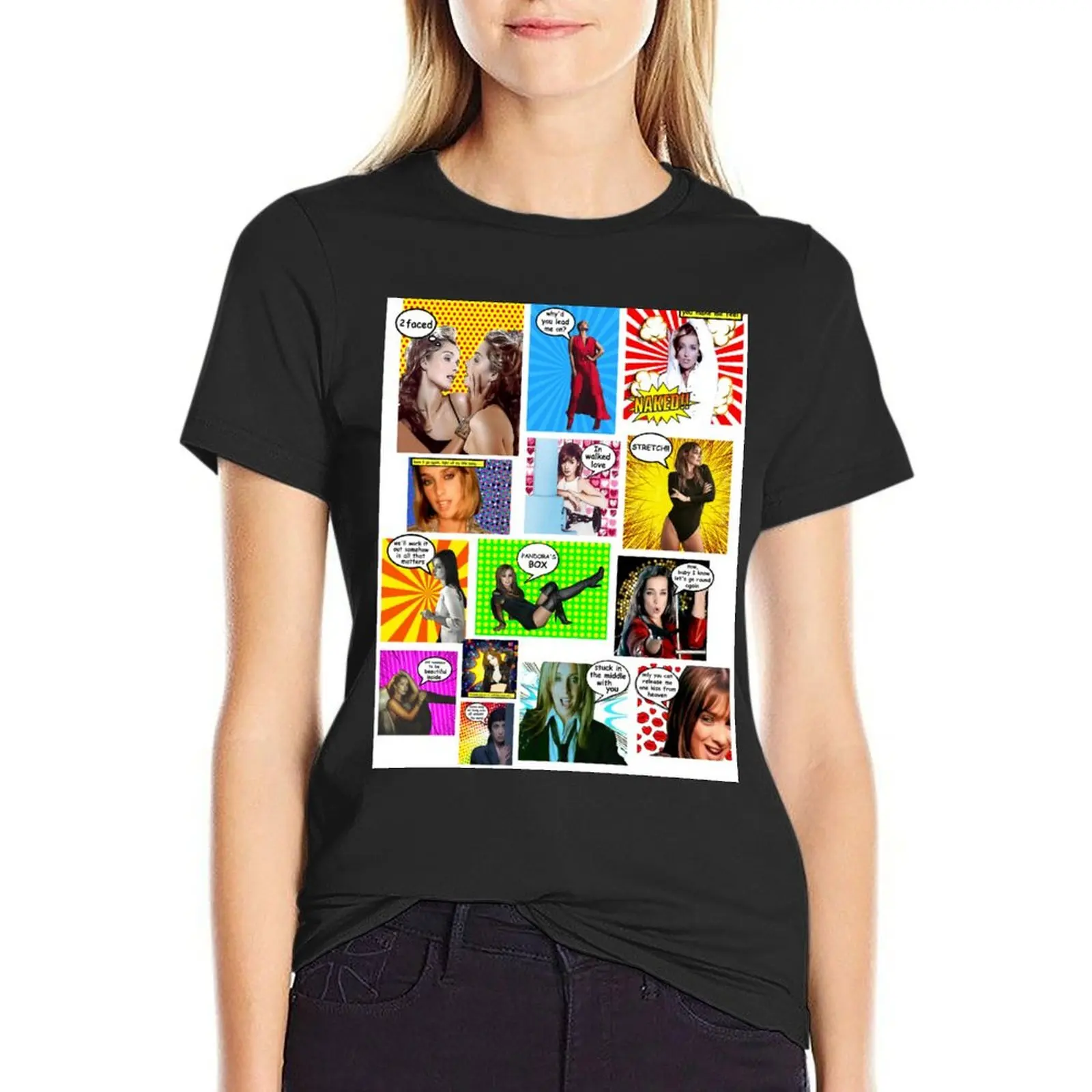 

Louise Goes POW WOW!! T-Shirt lady clothes funny western t shirts for Women