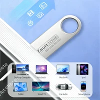 50pcs Custom Logo High Speed USB Flash Drive with Free Shipping USB 3.0/2.0 Interface 128GB/64GB/32GB Metal Flash Drive USB Stor 3