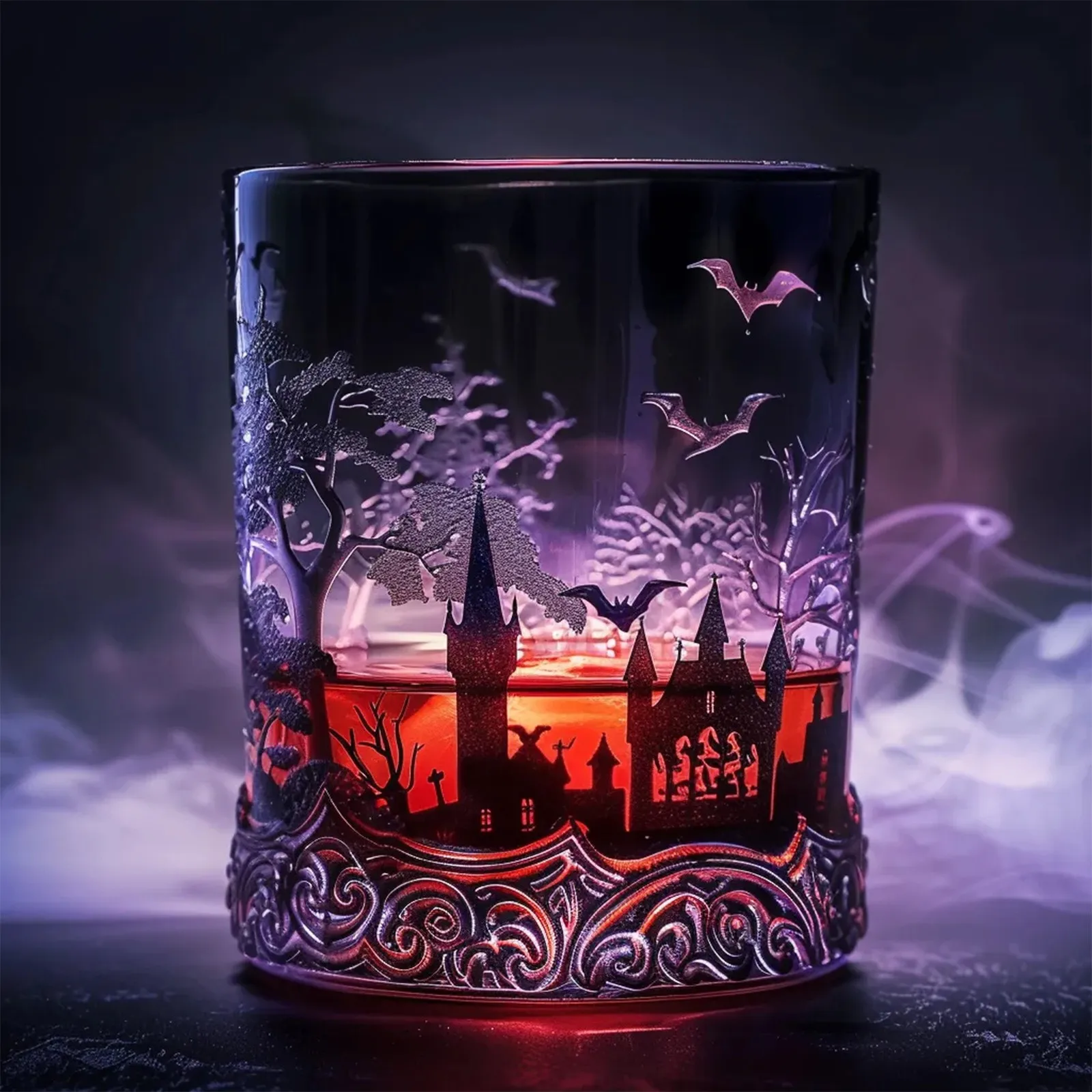 Décoration Gothique Halloween Bouteille à Whisky Style Potion Magique, Carafe à Décanter Gothique Carafe Décoration Collectionneur - 4