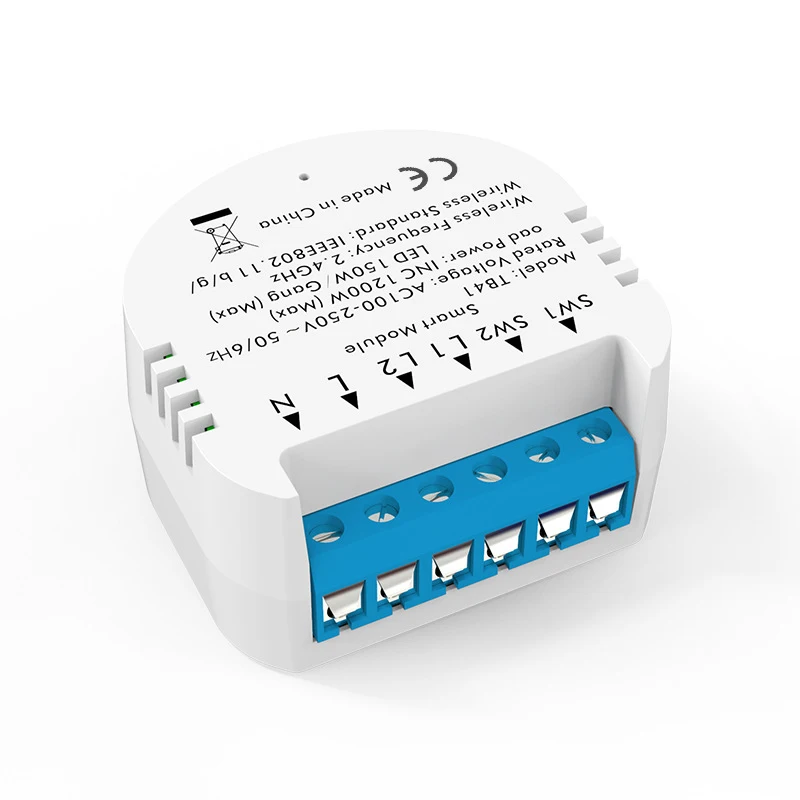 

Умный выключатель с дистанционным управлением, модуль выключателя с нулевой проводкой, управление через приложение, для умного дома, работает с приложением