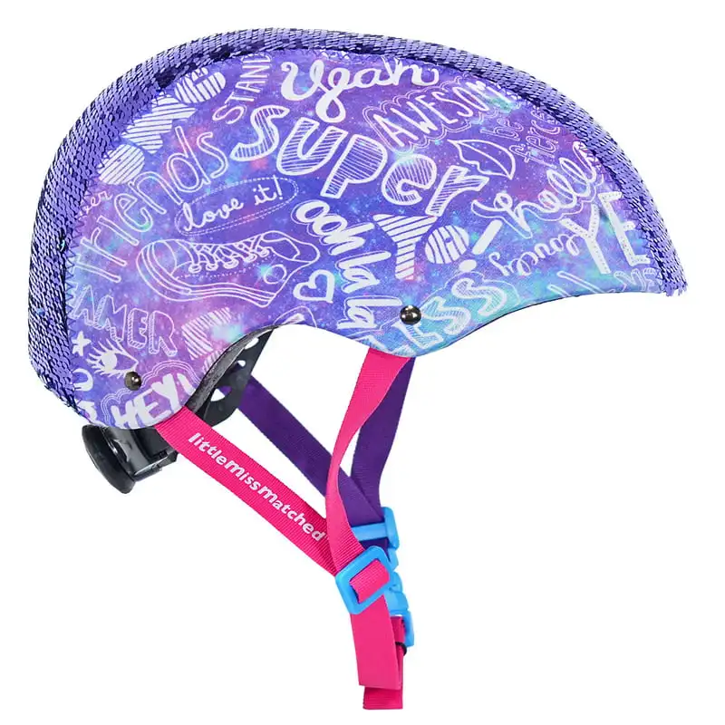 

Sequin Multi-Sport Youth Helmet , Purple Helmets cycling Helmet - cm Bike helmet 자전거 헬멧 Helmet scooter Helmet - cm C