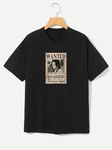 NAKAMA Футболка с Боа из аниме One Piece (Ван Пис) черный L