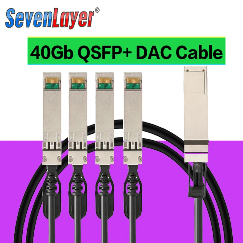 40G QSFP+To 4*10G SFP+ AOC Active Optical Cable OM3 1M 2M 850nm Compatible with