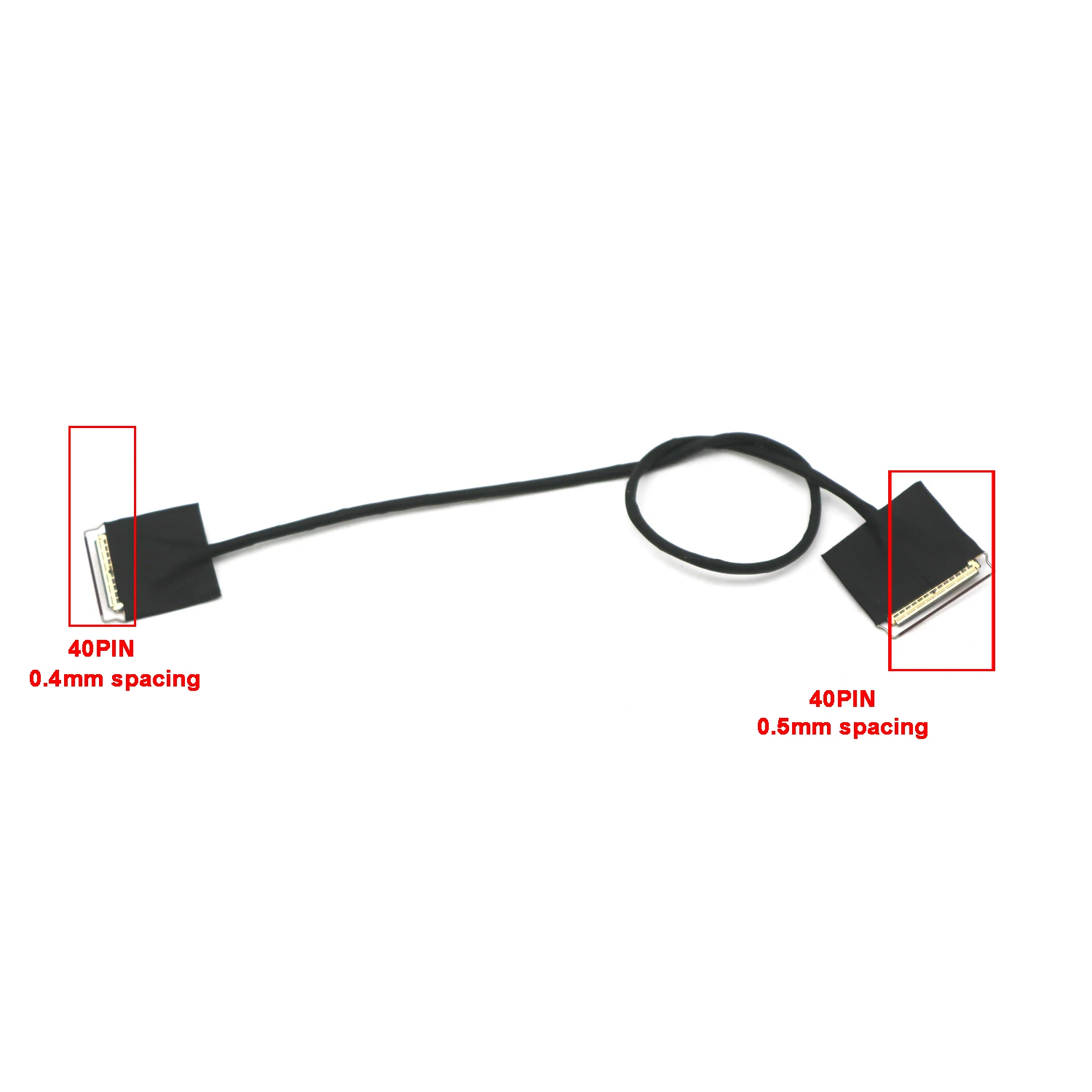 0,5 mm Abstand 40-Pin auf 30-Pin Koaxial-EDP-Bildschirmkabel 1080P 2K 4K Tragbares LCD-Display EDP-Kabel für HDMI DP zu EDP-Treiberplatine – Detail 6