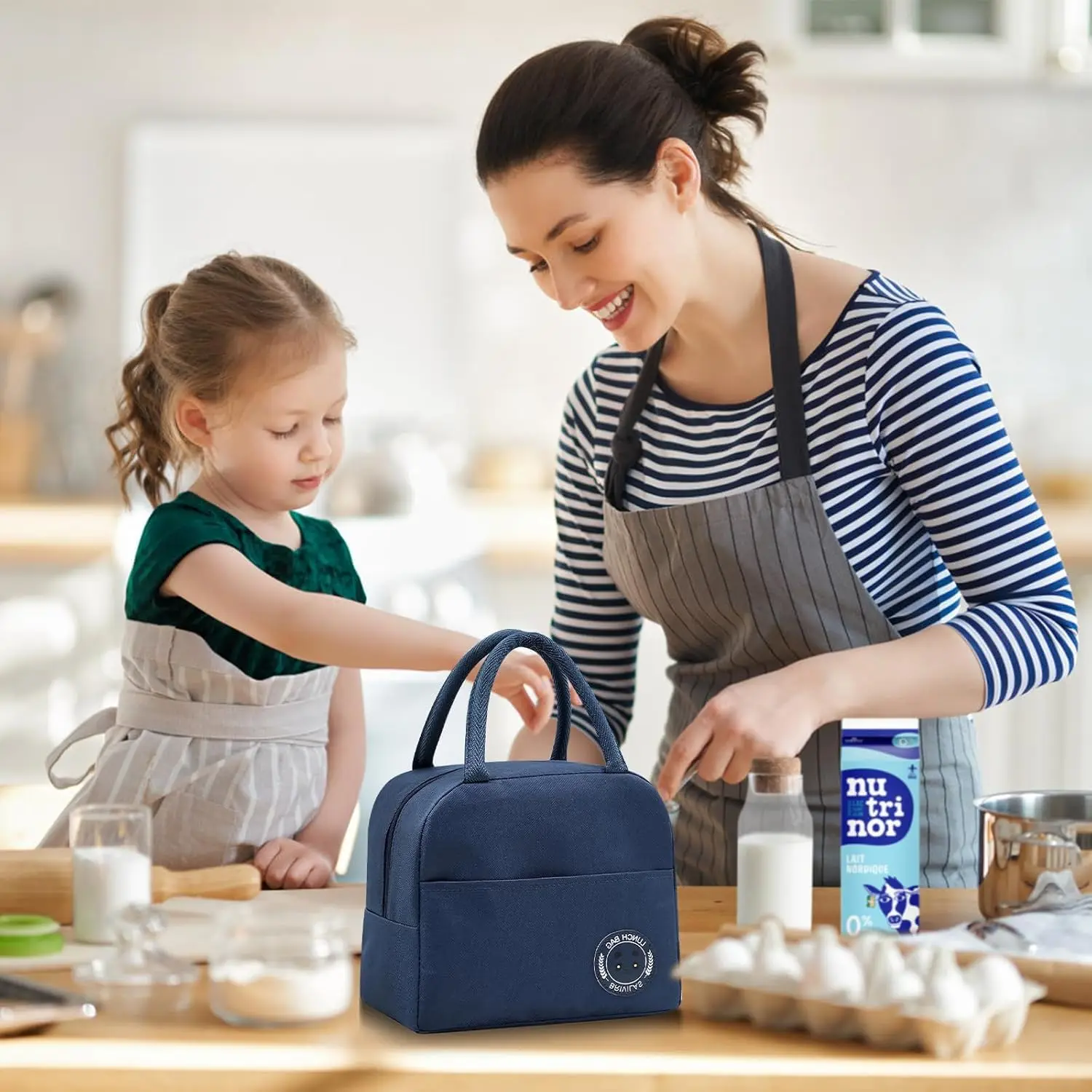 Thermal Bento Lunch Bag with Aluminum Foil Lining