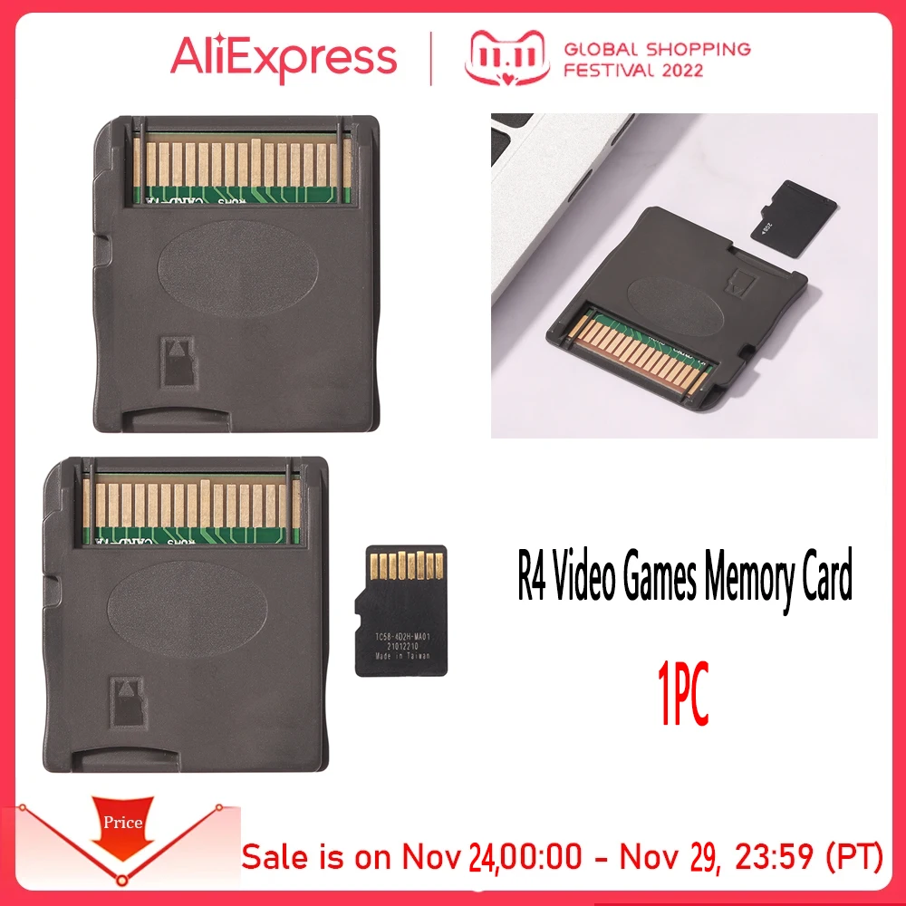 R4VideoGamesMemoryCardDownloadBySelf3DSGameFlashcardAdapter