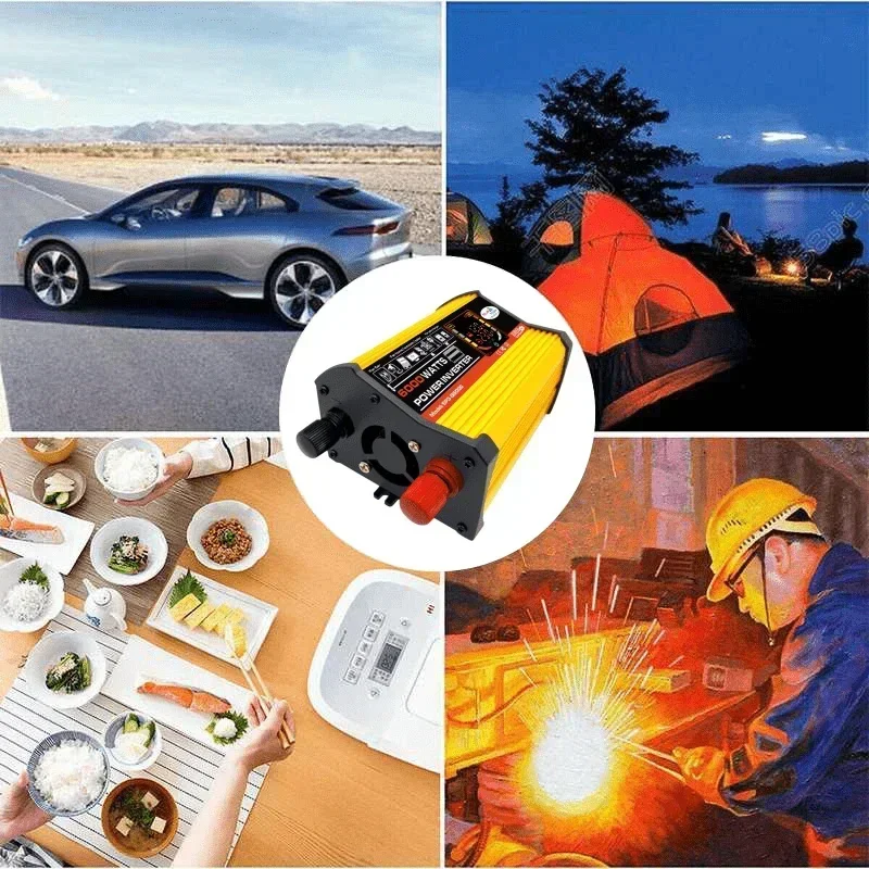 12V to 110V/220V Solar Power System 20W Solar Panel + 30A Charge Controller + 6000W Modified Sine Wave Inverter Power Generation Kit solar panel kit solar controller grid solar inverter