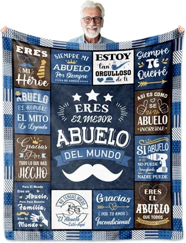 Thanksgiving Gifts to Abuelo Papa Thin Blankets for Anniversary Birthday Father's day Mother's Day Festival for Family stuffs 1