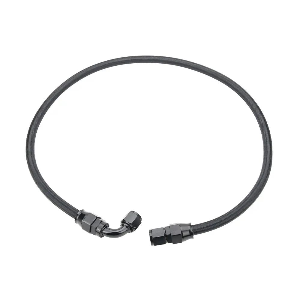 PTFE Hose End Fitting AN4 AN6 AN8 AN10 AN12 Straight 0 45 90 180 Degree For PTFE E85 Oil Fuel Line Kit Swivel Hose Adapter