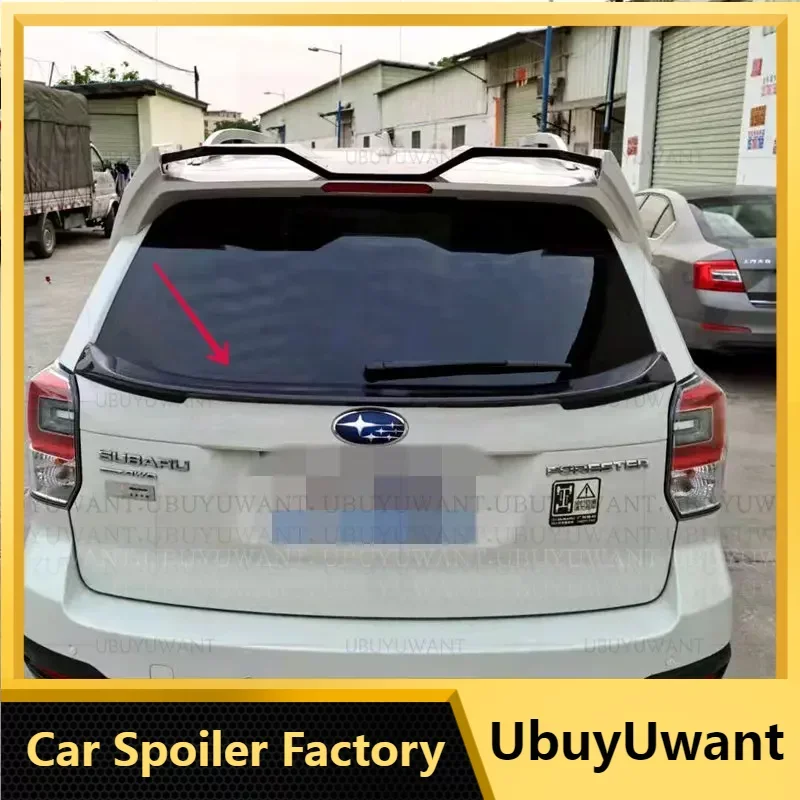 

Задний Средний спойлер для Subaru Forester, задний спойлер из натурального углеродного волокна для багажника Forester 2013-2017