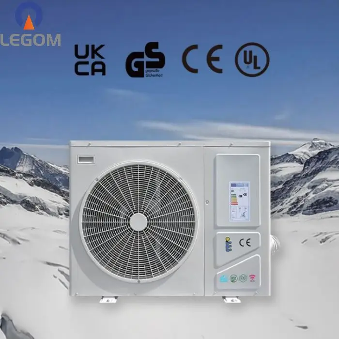 Legom Swimming Pool Heater Natural Gas Air Source Heat Pump 65 Kw Heating Cooling Air Water With Wifi 110 Watts