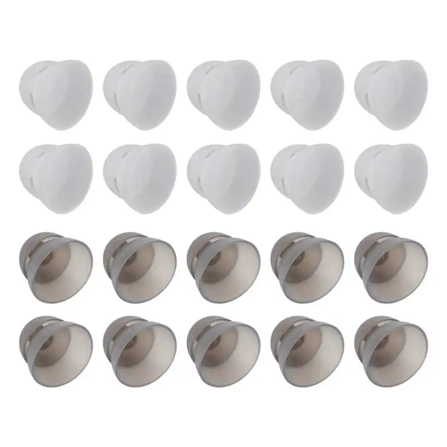 Closed Fit Hearing Aid Domes Earplug Silicone Double Layer Anti Static Eartips Replacement Hearing Aid Accessory 8/10/12mm 10Pcs hearing aids accessory