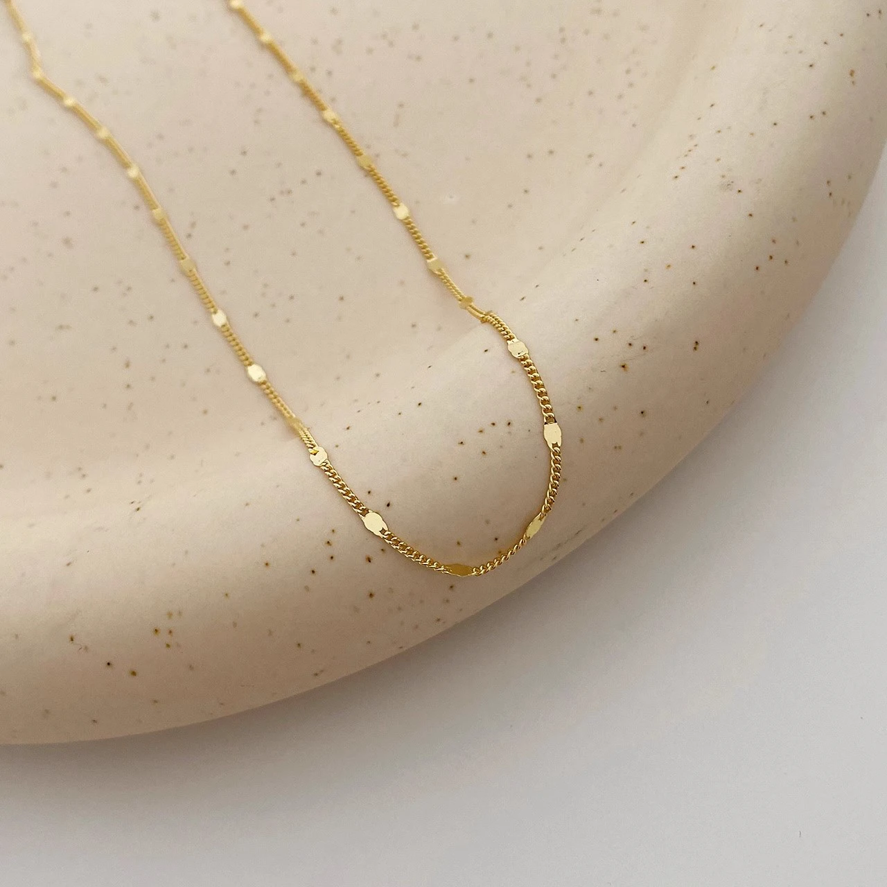 Gold Plated Stainless Steel Minimalist Stacked Choker Chain Necklace Fashion Jewelry Gifts For Women Ladies Students Girls silver necklace cuban link chain necklace gold nameplate necklace stainless steel chain steel chain