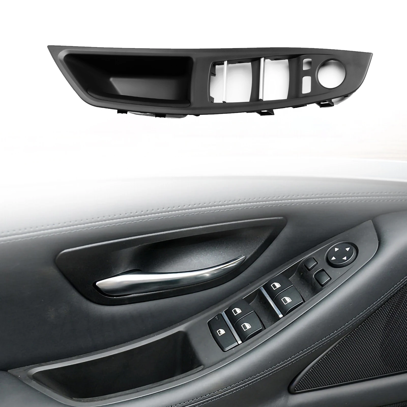 LHD 하이 퀄리티 자동차 내부 승객 문짝 패널 핸들 풀 트림 커버, BMW 5 시리즈 F10 F11