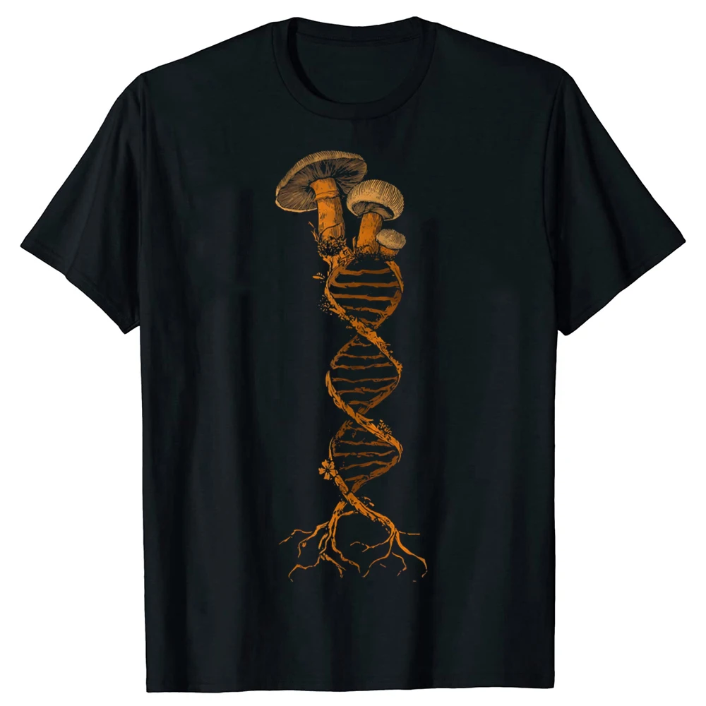 Mushroom Mycology Fashion Oversized Cotton T-Shirt