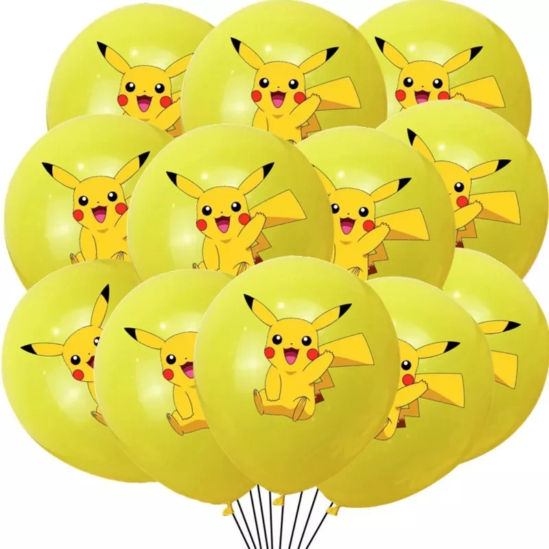 Pokemon Pikachu Latex Balloons – Party Decorations (1/2/3 Pack) 4
