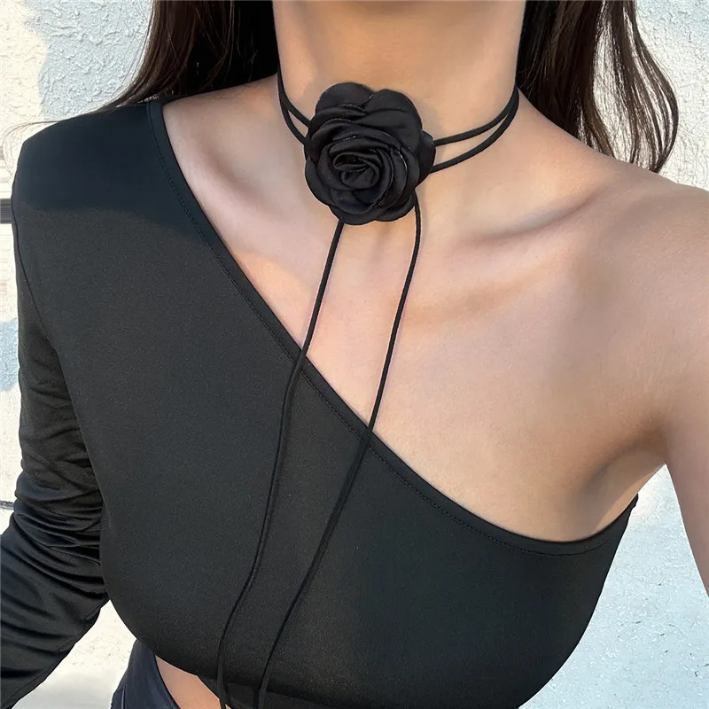 

Accessories personalized handmade rose necklace