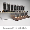 IN18 Glow Digital Tube Clock World line Rate Change Detector Steins Gate Bluetooth Control Animation Prototype Model 3