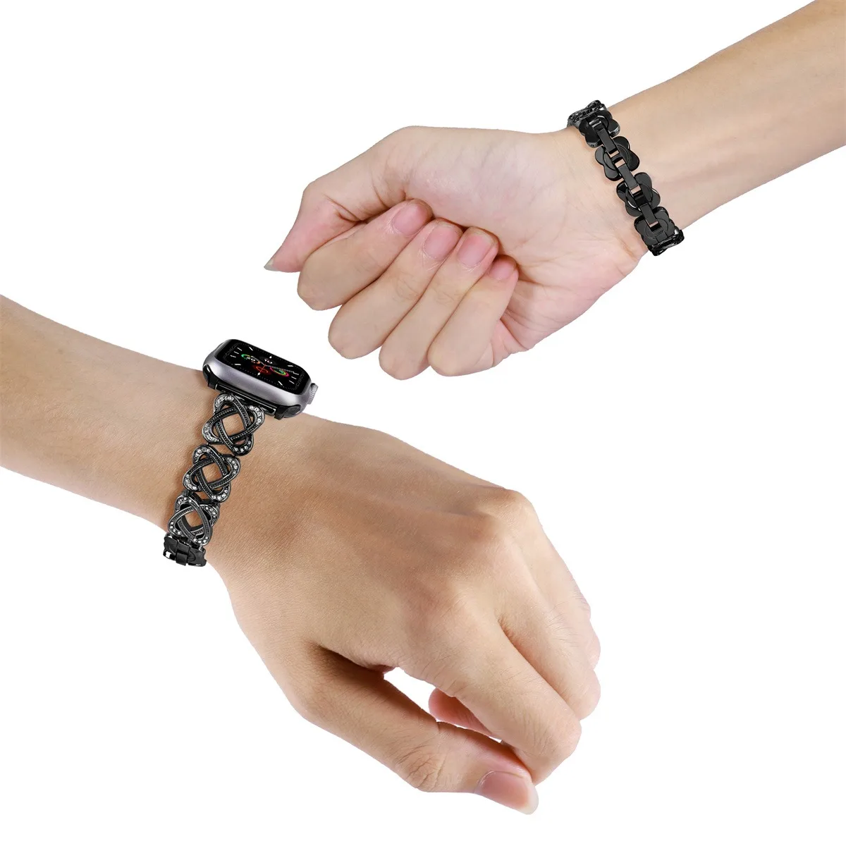 Uhrenarmband für Iwatch 42/44/45/46/49 mm 38/40/41 mm Metall-Mode-Uhrenarmband für Uhrenserie Ultra2 Serie 10/9/8/7/6/5/4/3/2/1_voghion.com