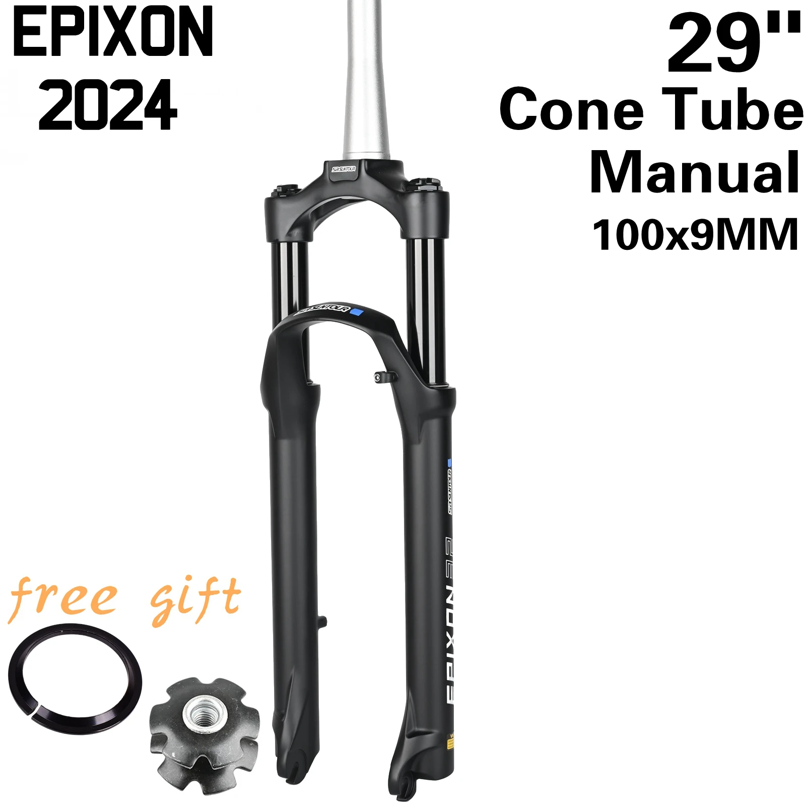SR SUNTOUR EPCON サスペンション 26インチ クイックリリース式 Sr sunTour-自転車サスペンションフォーク,マウンテンバイクエア