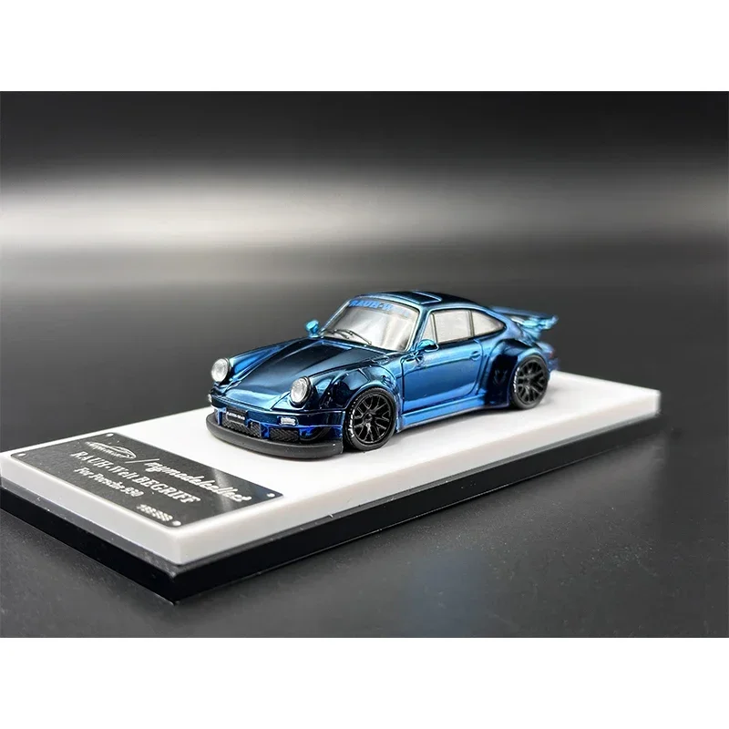 

MC 1:64 RWB 930 Кита крыло хромированный синий сплав Автомобильный режим
