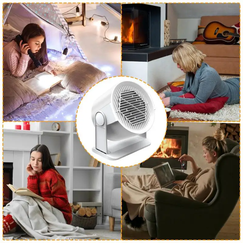 

Portable Space Heater multifunctional desktop shaking head heater Electric heater with Remote Control for Home Office Bedroom