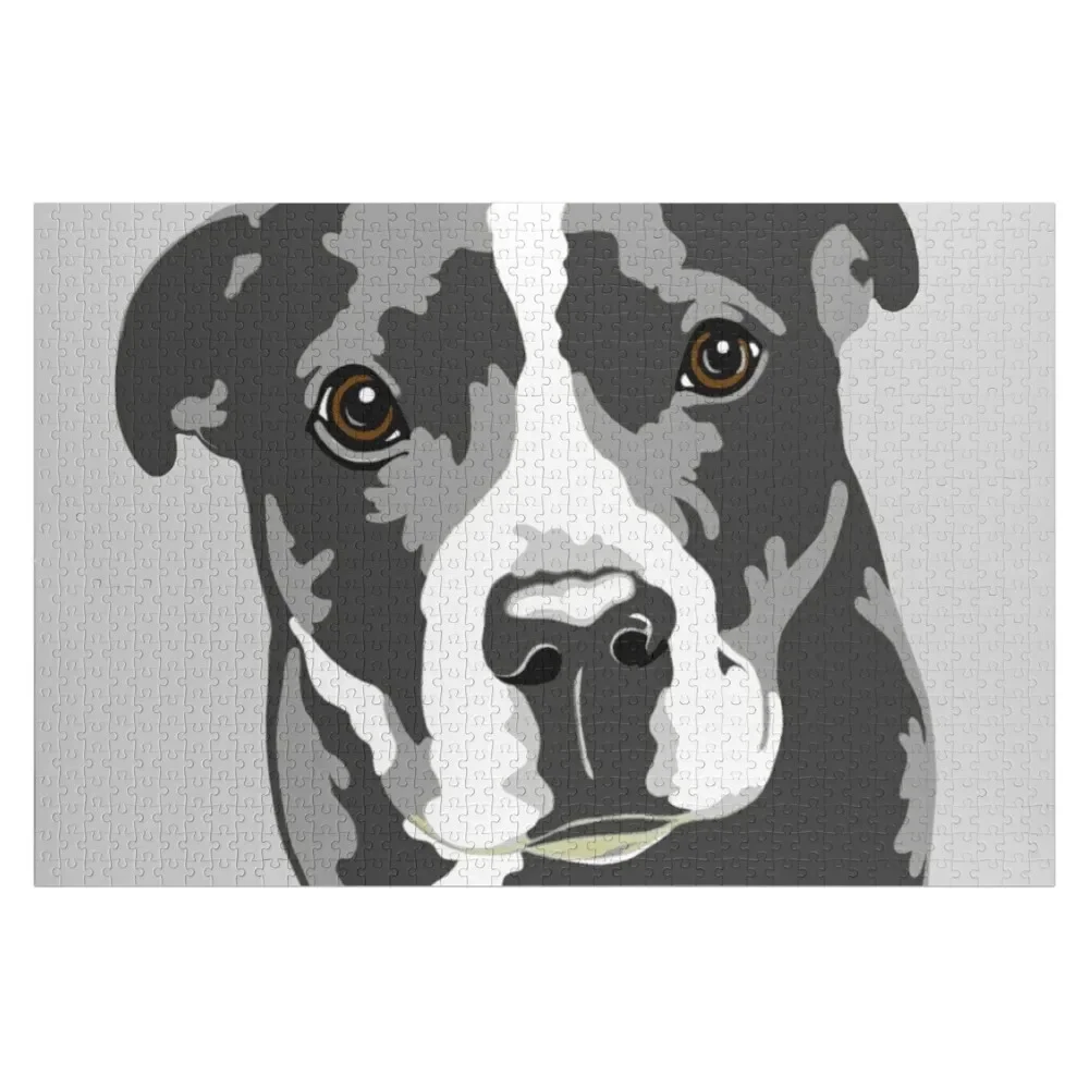 Dante The Staffy Jigsaw Puzzle Wood Adults Works Of Art Wooden Name Puzzle tayvallich bay jigsaw puzzle works of art personalized baby object wooden adults puzzle