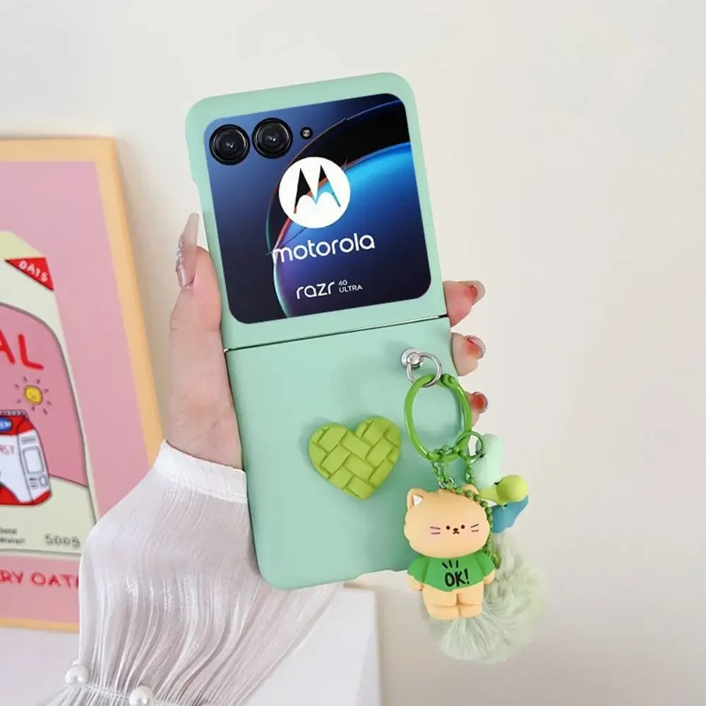 Sleek and Durable Shockproof Case with Keychain - Cute, Skin-Friendly Hard Back Cover