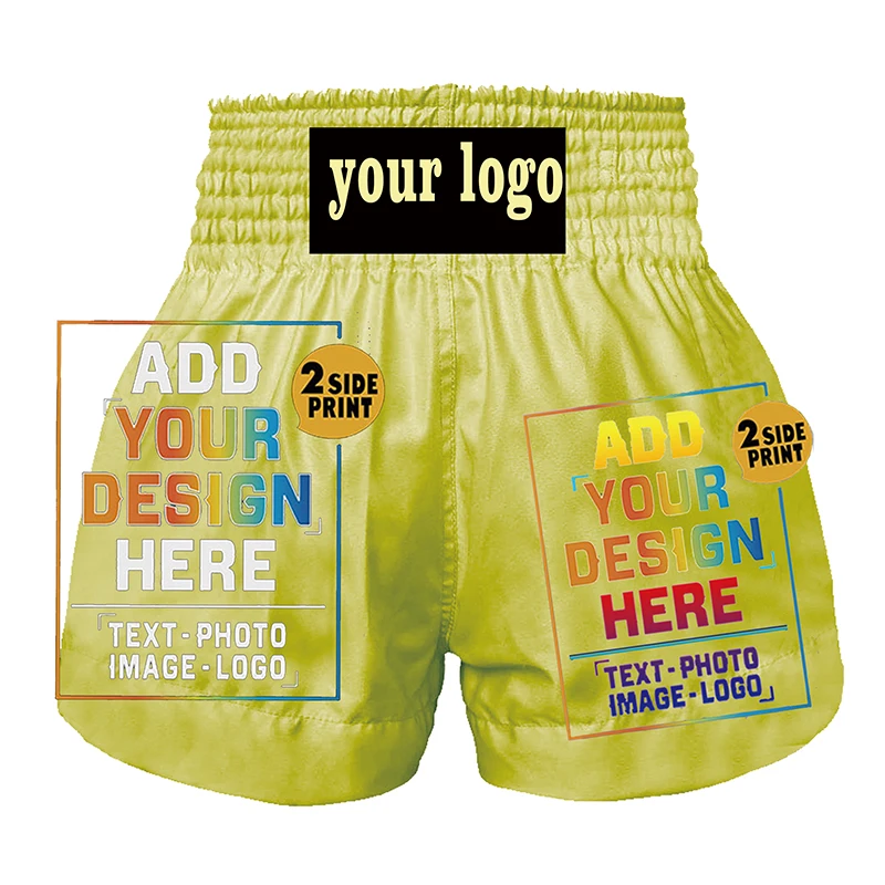 Men's and Women's Sports Shorts Boxing training jersey Muay Thai bo strike fitness pants MMA comfortable fighting suit