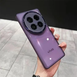 Ultra Clear TPU Silicone Protective Case with Camera Bumper for VIVO X100 Ultra (PURPLE)