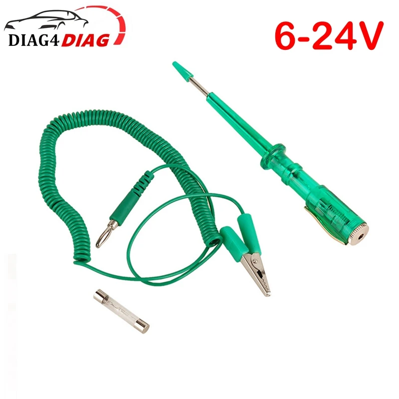 Universal Voltage Tester Pen DC 6V 12V 24V Auto Car Light Circuit Tester Probe Light System Test Probe Lamp