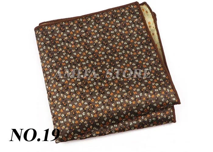 High Grade Handkerchief Man Jacquard Water Ripples Constellation Paisley Christmas's Day Party Pocket Square Handkerchiefs Suit