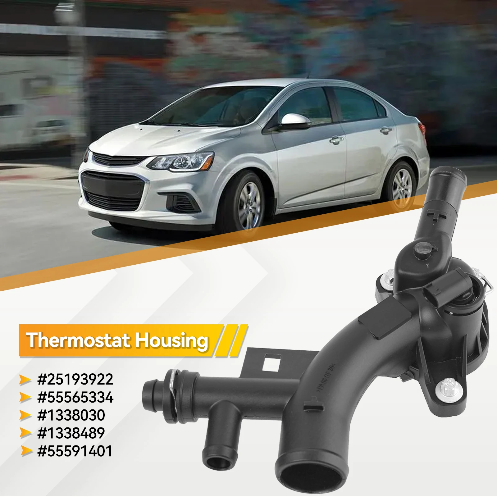 25193922 COOLANT FLANGE WATER OUTLET HOUSING FOR OPEL VAUXHALL